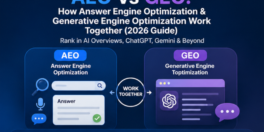AEO vs GEO: Answer & Generative Optimization Guide 2026