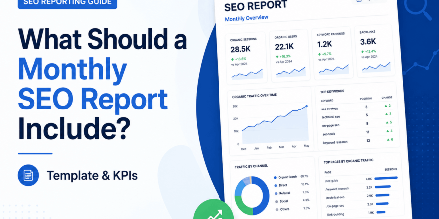 What Should a Monthly SEO Report Include? Template & KPIs