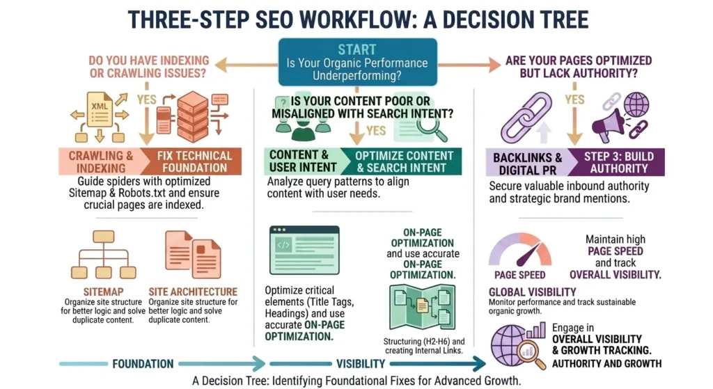 “Which SEO Pillar Should You Work on First?”