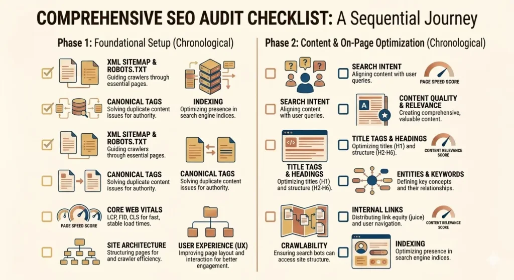 Technical SEO vs on-page SEO comparison