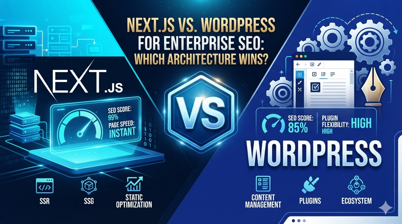 Next.js vs. WordPress for Enterprise SEO Which Architecture Wins