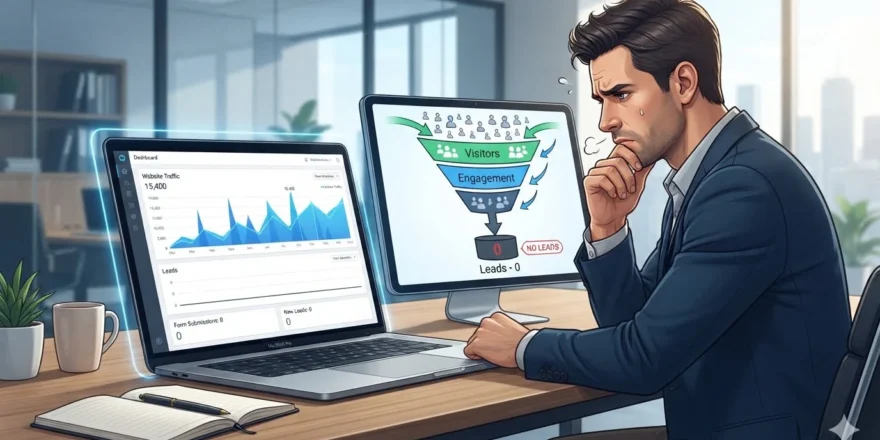 why your website isn't generating leads