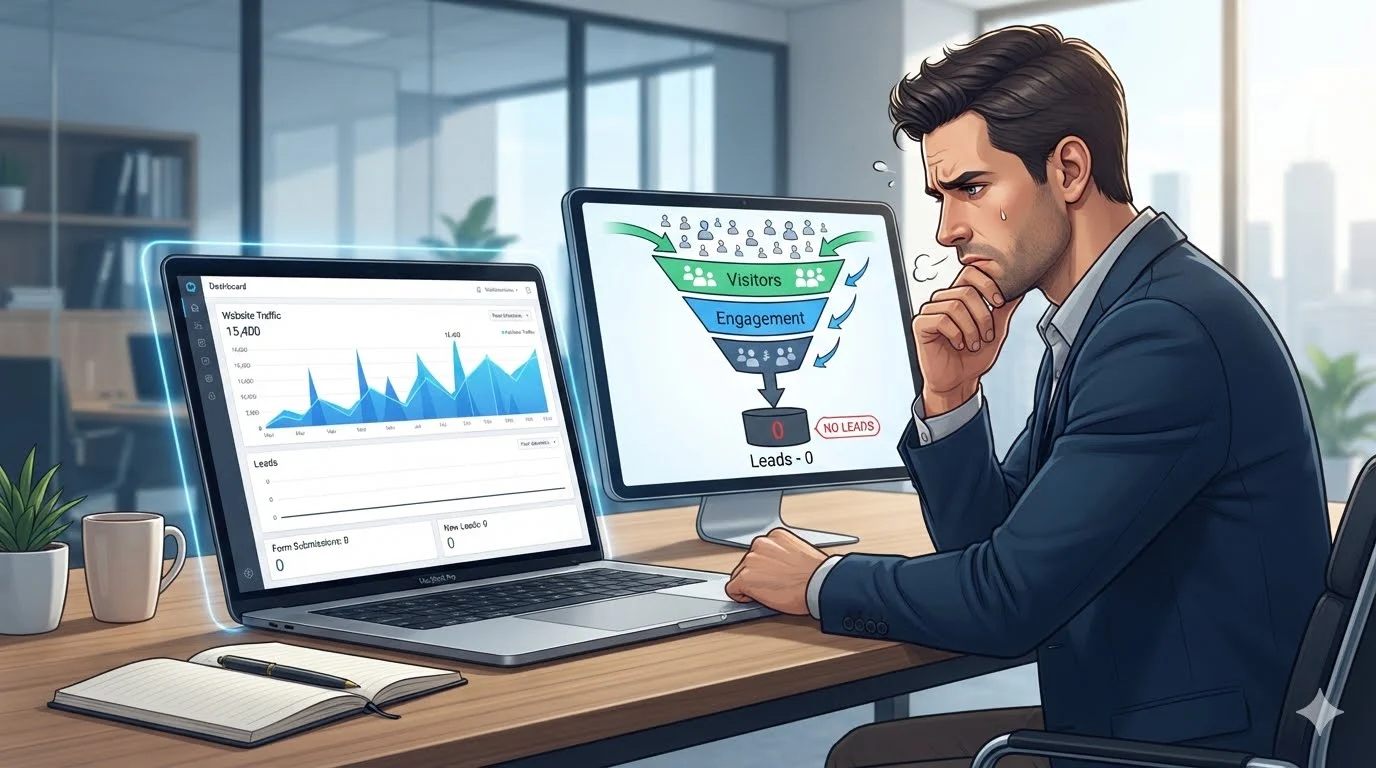 why your website isn't generating leads